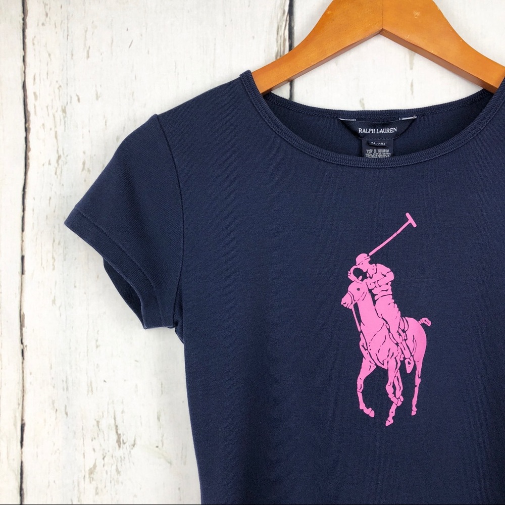 Ralph Lauren Girl’s Big Pony Logo Tee